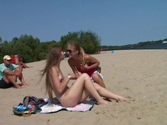 DustyPorn presents: Totally naked teenager on spy beach