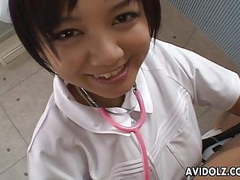 DustyPorn presents: Asian nurse is sucking and titty fucking the cock