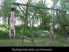 DustyPorn presents: Helpless blonde teens bound for double perversion