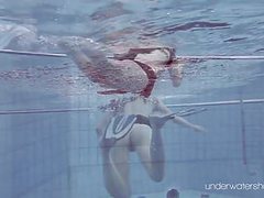 DustyPorn presents: Roxalana chech in scuba diving in the pool