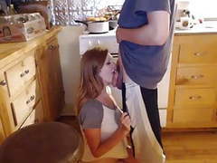 DustyPorn presents: Kelly in the kitchen
