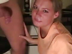 DustyPorn presents: Deep throat with perfect facial - not her brother