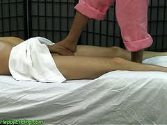 DustyPorn presents: Hidden cam ashiatsu massage with foot.hand happy ending