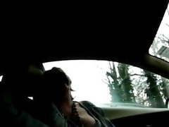 DustyPorn presents: Mature wife gives good suck to man on car