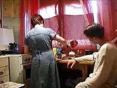 DustyPorn presents: I visited my aunt in her kitchen