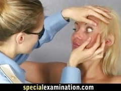 DustyPorn presents: Hot blonde babe gets gyno examination