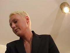 DustyPorn presents: Short hair blonde fraulein boss