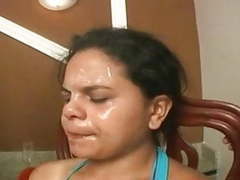 DustyPorn presents: Stupid slave eats spit, snot and ass of 4 girls