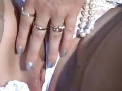 DustyPorn presents: Mature mom upskirt, flashing, fingering smooth shaved pussy