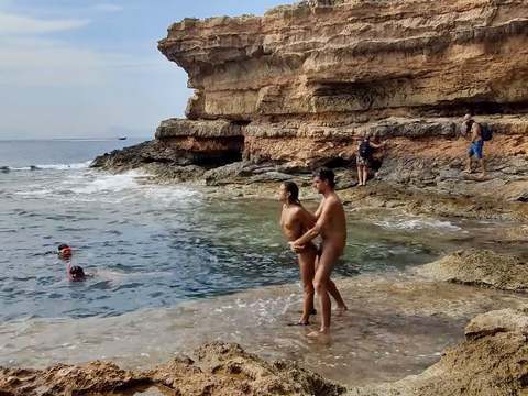 DustyPorn presents: Divers watching us fuck at the beach give us some help