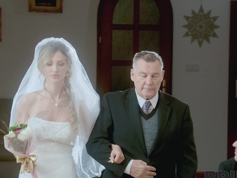 DustyPorn presents: Newly wedded bride olivia sparkle gives head and gets fucked