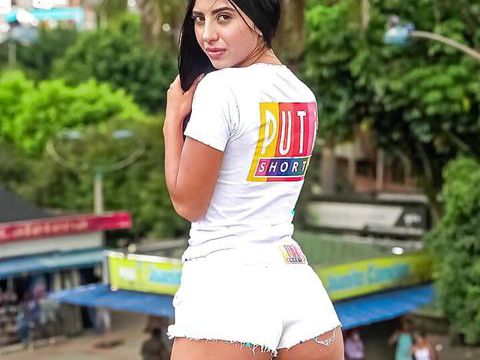 DustyPorn presents: Puti shorts - hot amateur latina mami sits on my huge dick cfnm