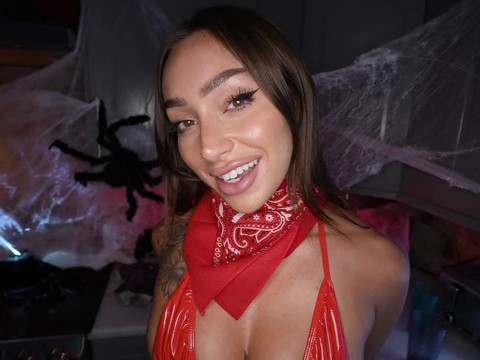 DustyPorn presents: Tattooed sisi rose wearing red lingerie gets fucked hard
