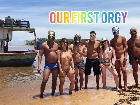 DustyPorn presents: I took my wives to a gangbang with my friends on an old boat in salvador