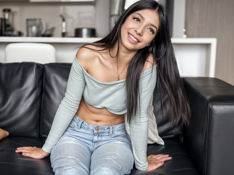 DustyPorn presents: Cute tiny teen latina tight pussy banged hard at amateur casting