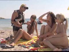 DustyPorn presents: He gets to fuck with three hot chicks