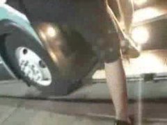 DustyPorn presents: Fingering her on a public bus