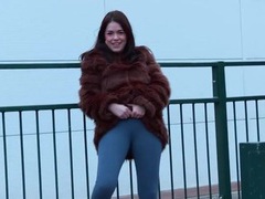 DustyPorn presents: Public pissing play makes this girl so horny