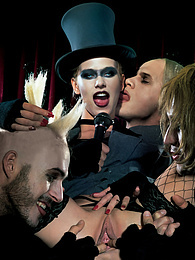 DustyPorn presents: Glamour Punk Fetish with Hot Cock Sucker Bitch Cora Menson