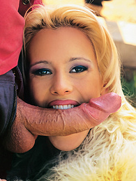 DustyPorn presents: Blonde Cora Works Hard With Mouth and Ass to Get a Facial