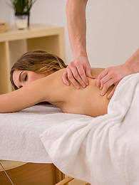 DustyPorn presents: Small breasted Zoe Doll gets fucked by her hot and horny masseuse