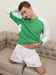 DustyPorn presents: Gorgeous Tommy Hunter masturbates after his soccer practice