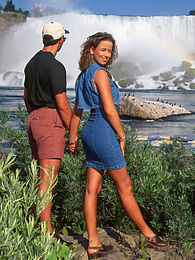 DustyPorn presents: Pam Lee Enjoys the Sights and a Gangbang at Niagara Falls