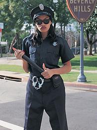 DustyPorn presents: Cherry Lee, This Corrupt L.A. Cop Takes What She Wants